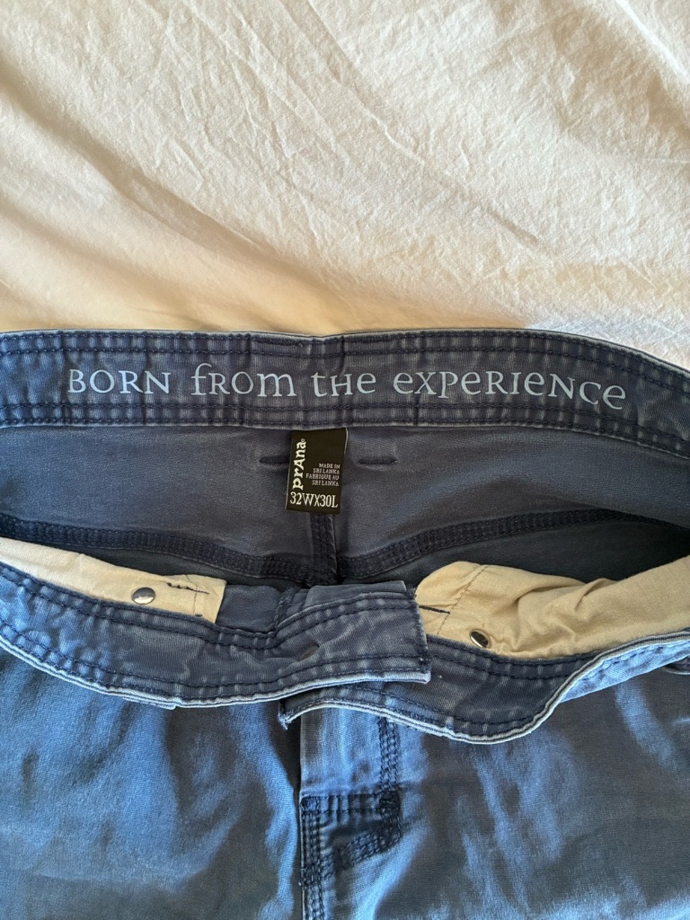 Prana - Men's Blue Casual Straight Leg Pants - Picture 6 of 7